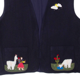 NUESTRO HOGAR Llama Womens Jacket Blue L