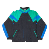 CRUYFF SPORTS Mens Track Jacket Black Nylon Colourblock L