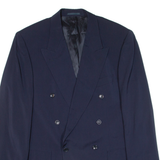 HUGO BOSS Mens Blazer Jacket Blue Knit Wool L