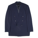 HUGO BOSS Mens Blazer Jacket Blue Knit Wool L