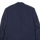 HUGO BOSS Mens Blazer Jacket Blue Knit Wool L