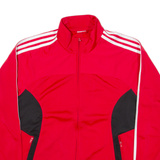 ADIDAS Mens Track Jacket Red L