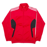 ADIDAS Mens Track Jacket Red L