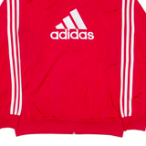 ADIDAS Mens Track Jacket Red L