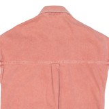 Womens Denim Gilet Pink L