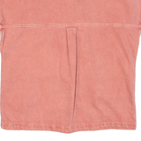 Womens Denim Gilet Pink L