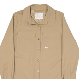 TOMMY HILFIGER Overshirt Womens Jacket Beige UK 10