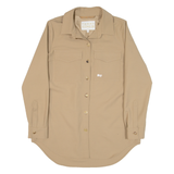 TOMMY HILFIGER Overshirt Womens Jacket Beige UK 10