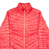 THE NORTH FACE Lightweight Insulated Womens Puffer Jacket Red Nylon M