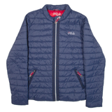 FILA Insulated Womens Puffer Jacket Blue M