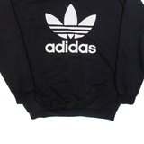 ADIDAS Womens Sweatshirt Black UK 10