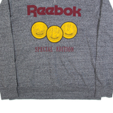 REEBOK Mens Sweatshirt Grey XL