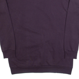 ADIDAS Womens Sweatshirt Purple 1/4 Zip S