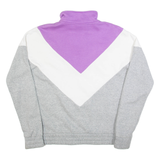 FILA Womens Sweatshirt Grey 1/4 Zip S