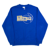 ADIDAS Carmel Basketball Greyhounds Mens Sweatshirt Blue USA L