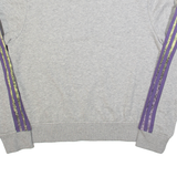 ADIDAS Womens Sweatshirt Green 1/4 Zip M