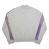 ADIDAS Womens Sweatshirt Green 1/4 Zip M