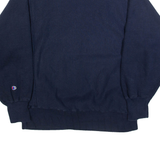 CHAMPION REVERSE WEAVE Wharton Mens Sweatshirt Blue USA L