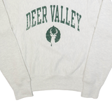 CHAMPION REVERSE WEAVE Deer Valley Mens Sweatshirt Grey USA XS