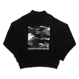 CALVIN KLEIN Womens Sweatshirt Black S