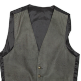 Mens Blazer Waistcoat Black M