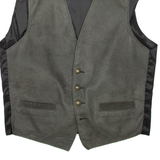 Mens Blazer Waistcoat Black M
