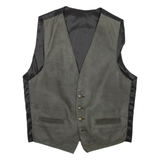 Mens Blazer Waistcoat Black M