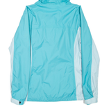 COLUMBIA Mens Rain Jacket Blue Hooded M