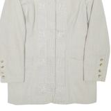 Womens Blazer Jacket Grey Viscose M