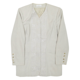 Womens Blazer Jacket Grey Viscose M