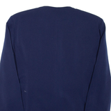 Womens Blazer Jacket Blue Viscose L