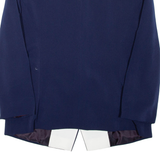 Womens Blazer Jacket Blue Viscose L