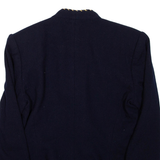 ALBERT NIPON SUITS Womens Blazer Coat Blue Wool S