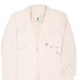 ANABIOSE Womens Blazer Jacket Cream L