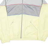 Mens Pullover Jacket Yellow Colourblock L