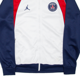 AIR JORDAN Paris Saint Germain Mens Track Jacket Blue Colourblock S