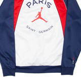AIR JORDAN Paris Saint Germain Mens Track Jacket Blue Colourblock S