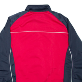 NIKE Mens Track Jacket Red Colourblock XL