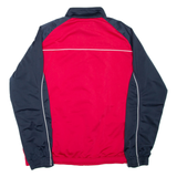 NIKE Mens Track Jacket Red Colourblock XL