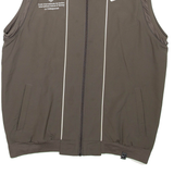 NIKE Mens Track Gilet Brown M