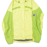 JACK WOLFSKIN Womens Rain Jacket Green Hooded UK 10