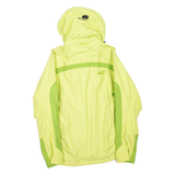 JACK WOLFSKIN Womens Rain Jacket Green Hooded UK 10