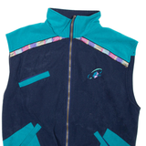 Womens Gilet Green Colourblock XL