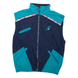 Womens Gilet Green Colourblock XL