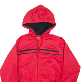 REEBOK Mens Jacket Red Hooded S