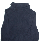 TOMMY HILFIGER Mens Jumper Blue Roll Neck Tight Knit M