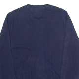TOMMY HILFIGER Mens Patterned Jumper Blue Check Tight Knit S