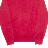 TOMMY HILFIGER Mens Jumper Red Tight Knit XL