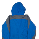 COLUMBIA 2 in 1 Mens Coat Blue Hooded Colourblock M