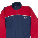 NIKE Mens Coat Blue Colourblock M